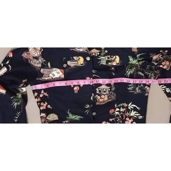 Vintage Maggy London Jacket Top Blazer Made In The USA Sz-8 - Picture 3 of 4